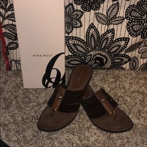Nine West brown sandals